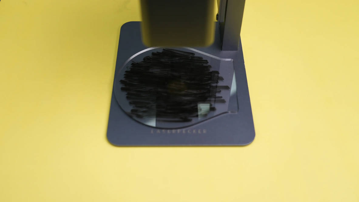 paint acrylic sheet surface with a black marker