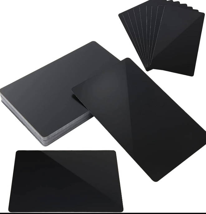 aluminum alloy metal card