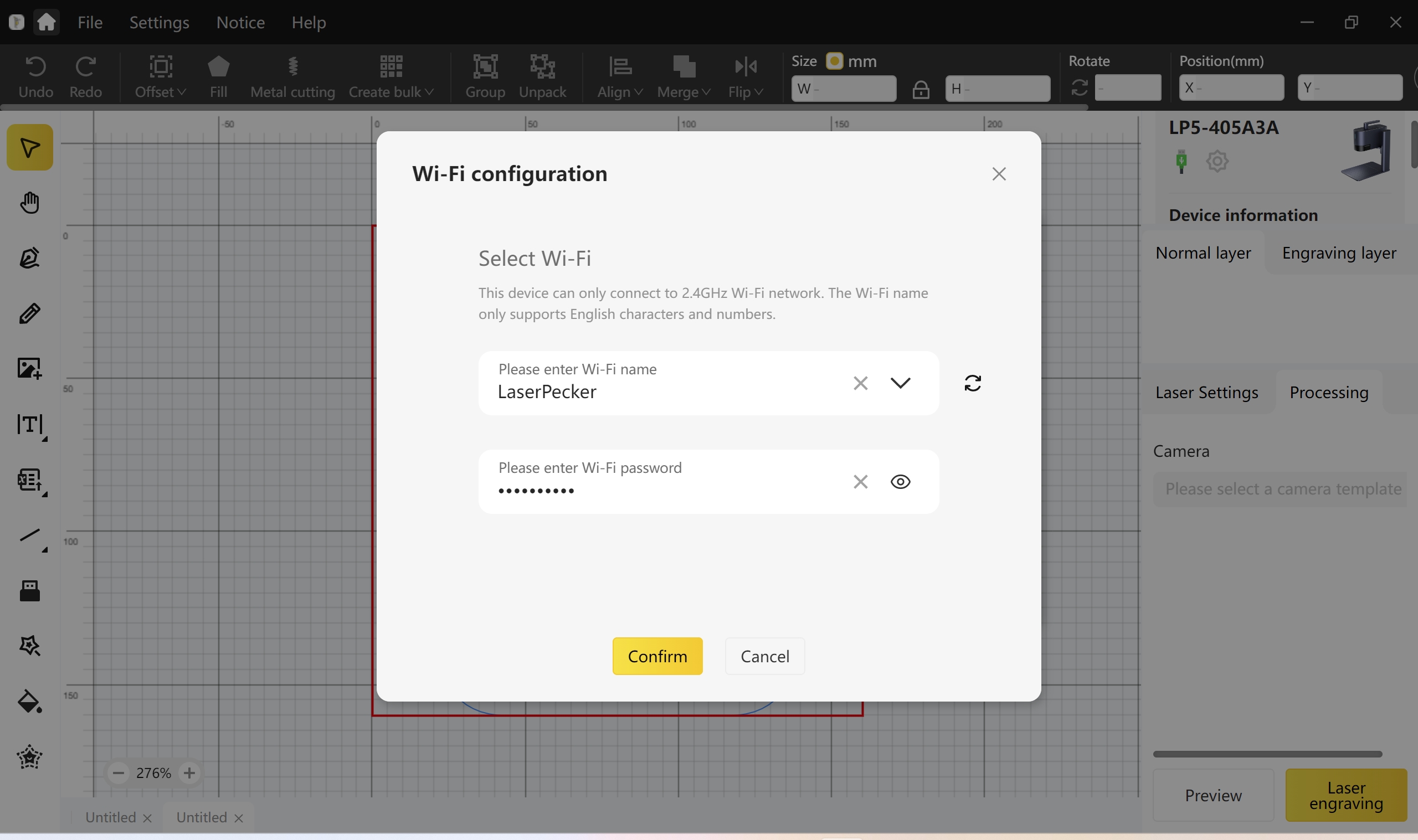 confirm wifi pc