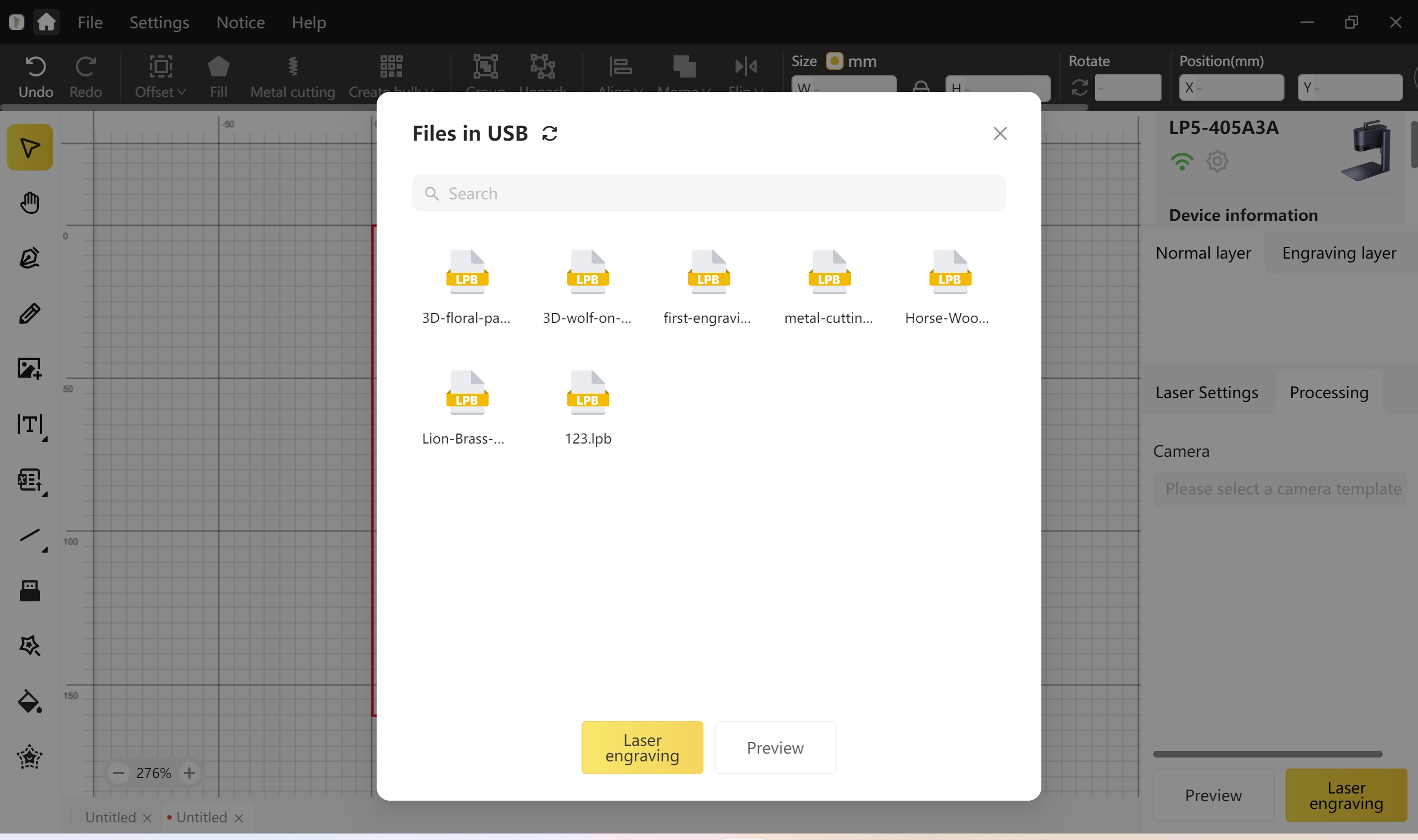select files from flash drive