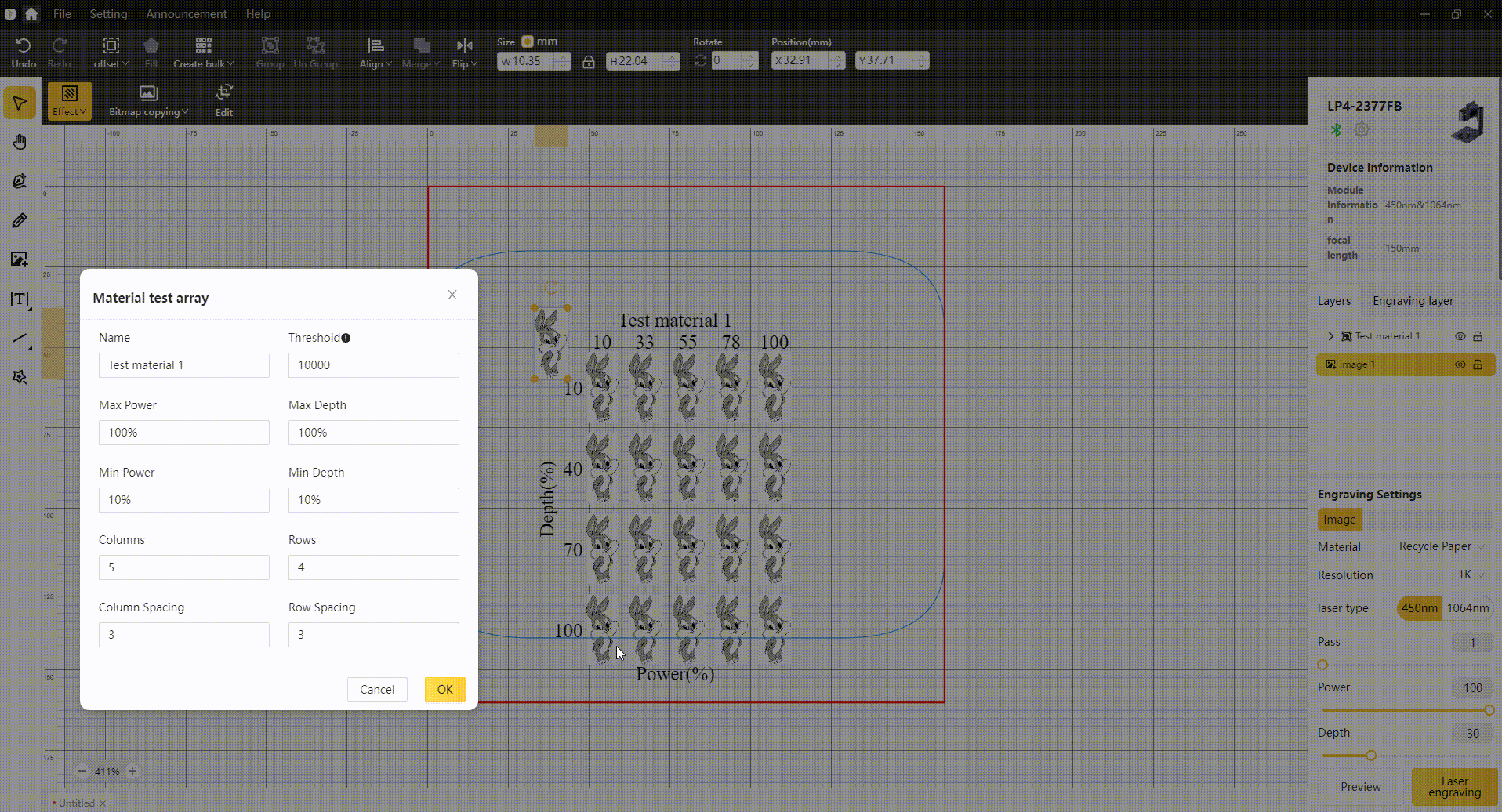create an image array 2