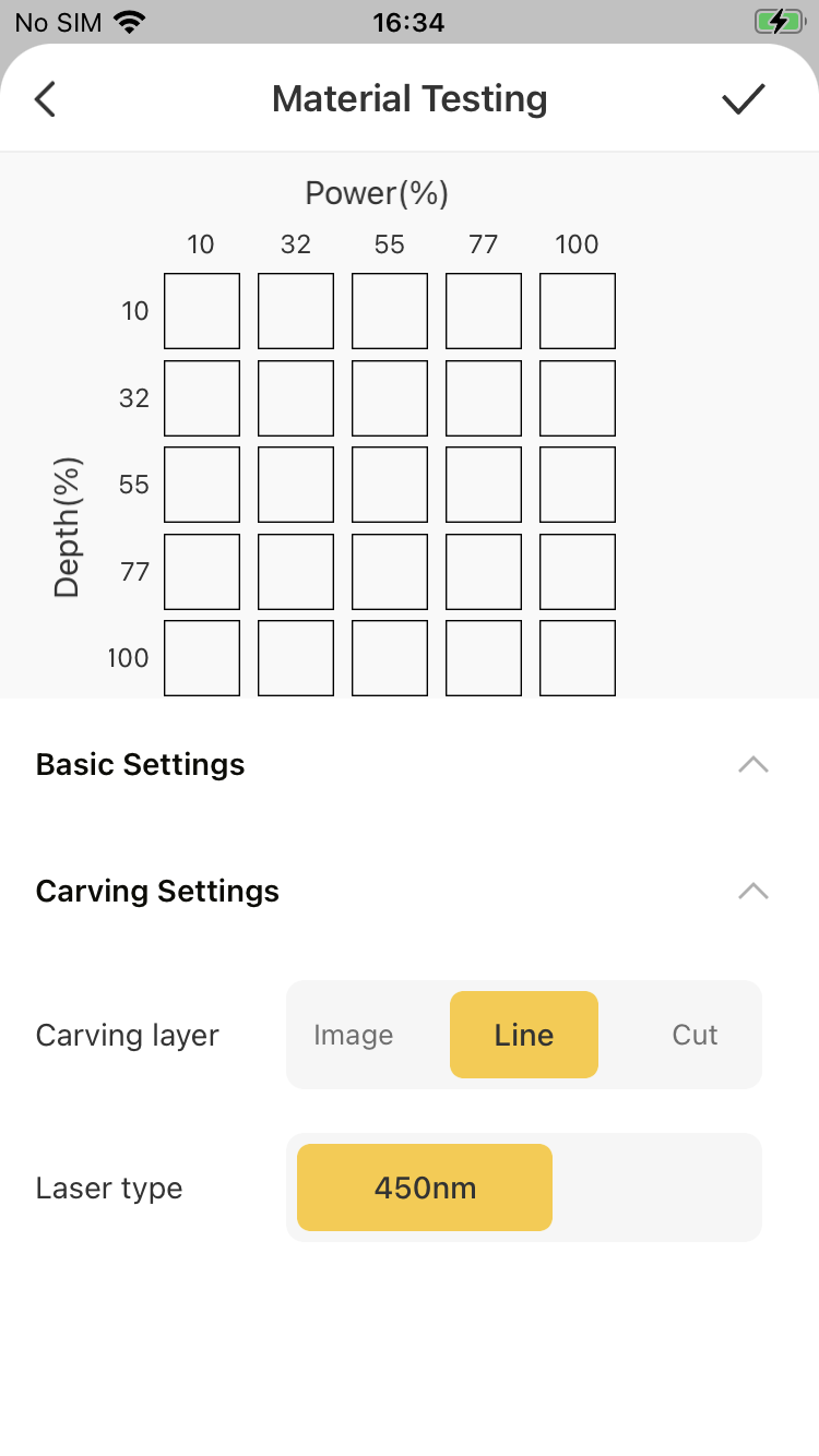 choose line