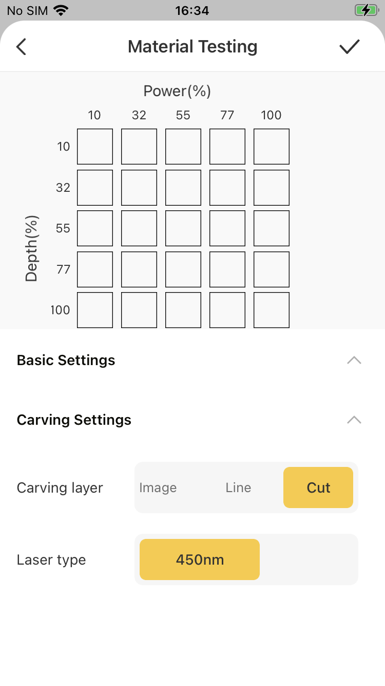 choose cut