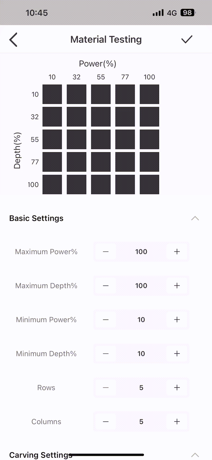 generate a test array