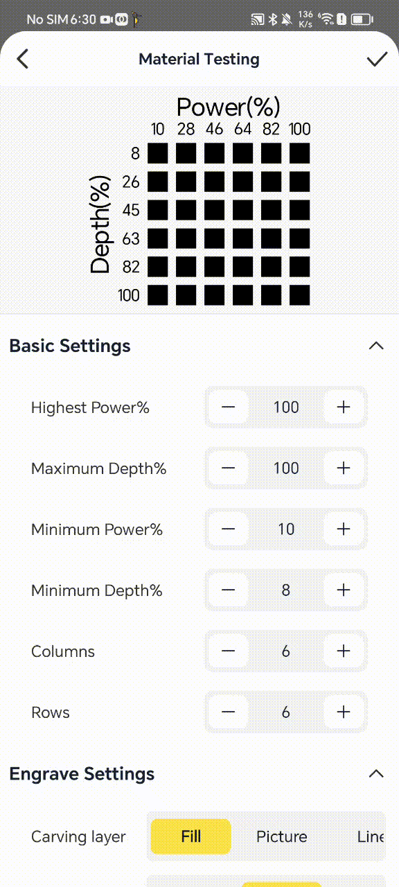 preview the generated array