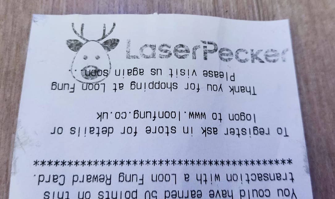 laser engraved paper bookmarks