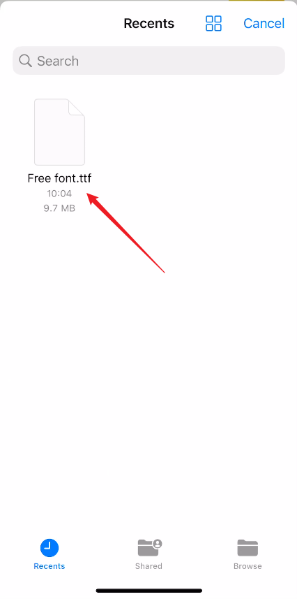 Select your font