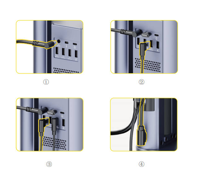 correct cable connection