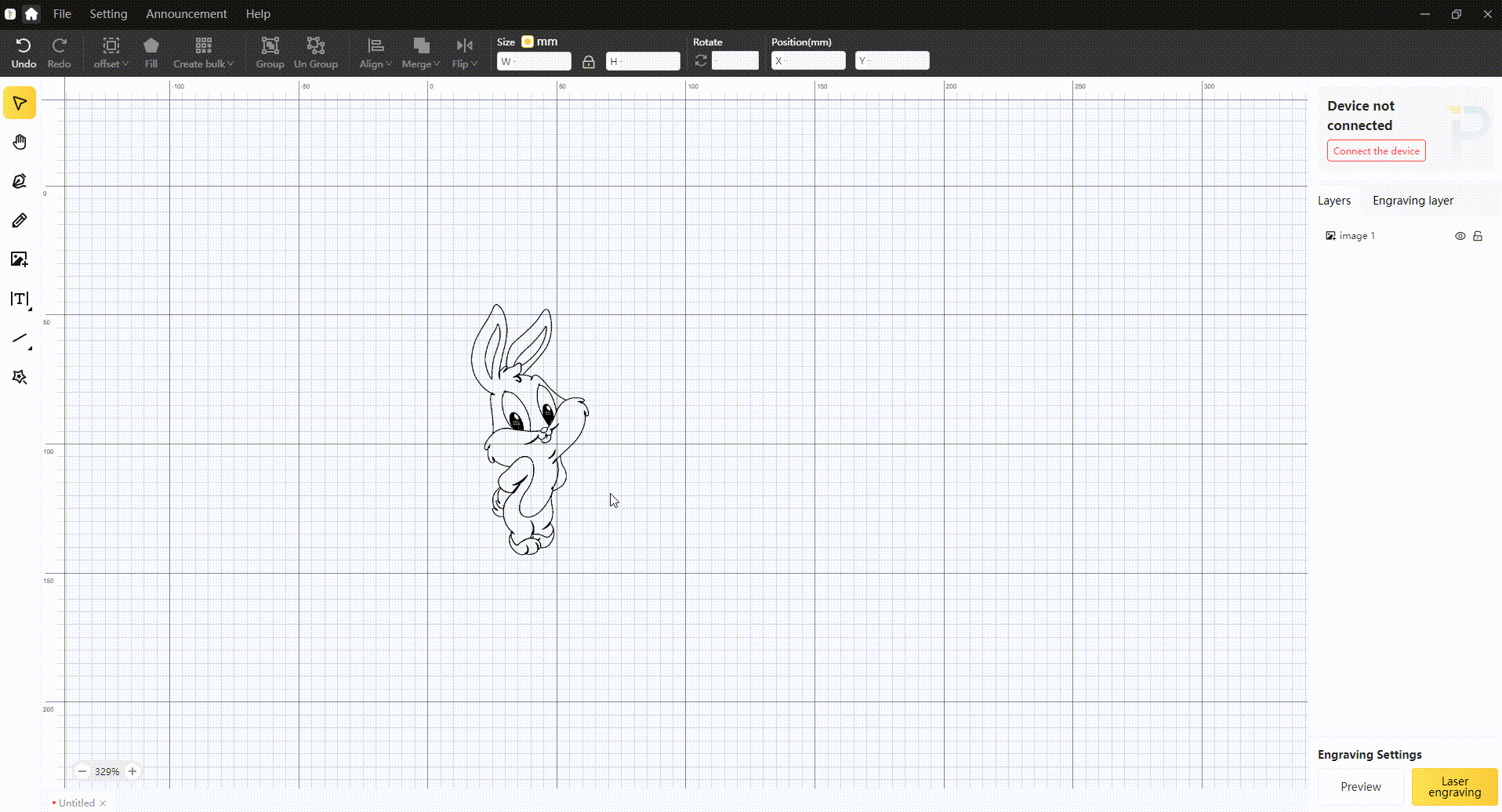 tracing image
