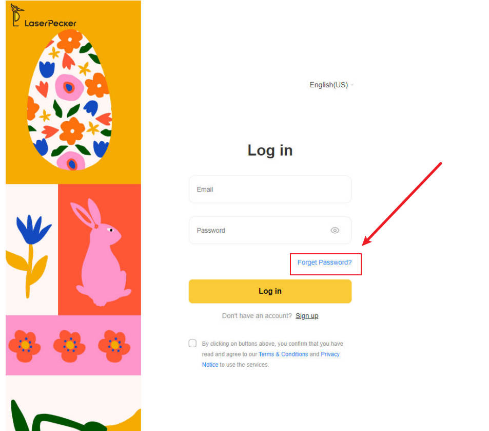 forget password pc