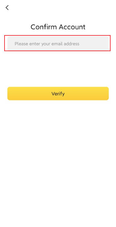 enter the associated email address 