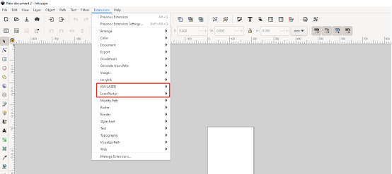 Plugins appear in Inkscape