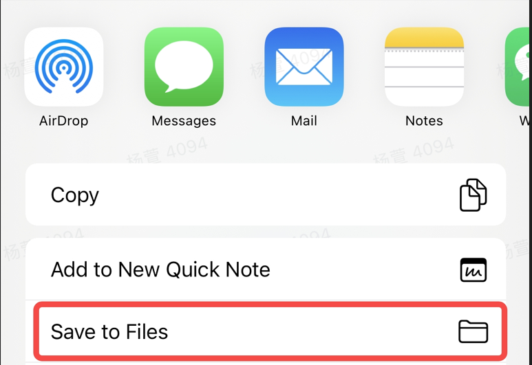 iOS settings