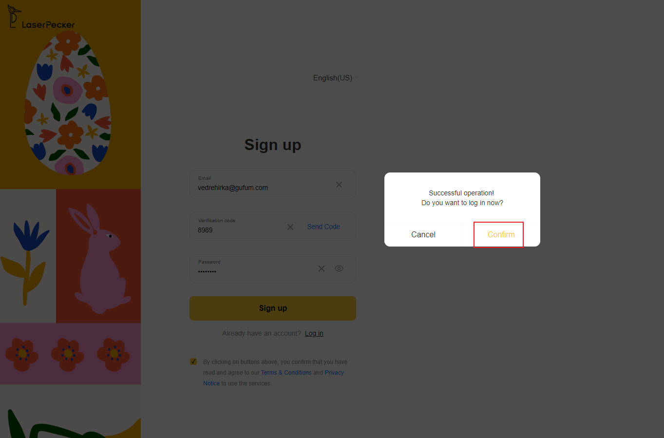 sign up pc