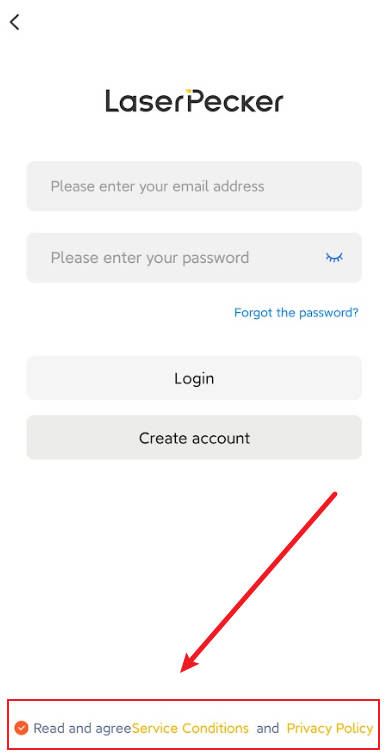 tick the checkbox