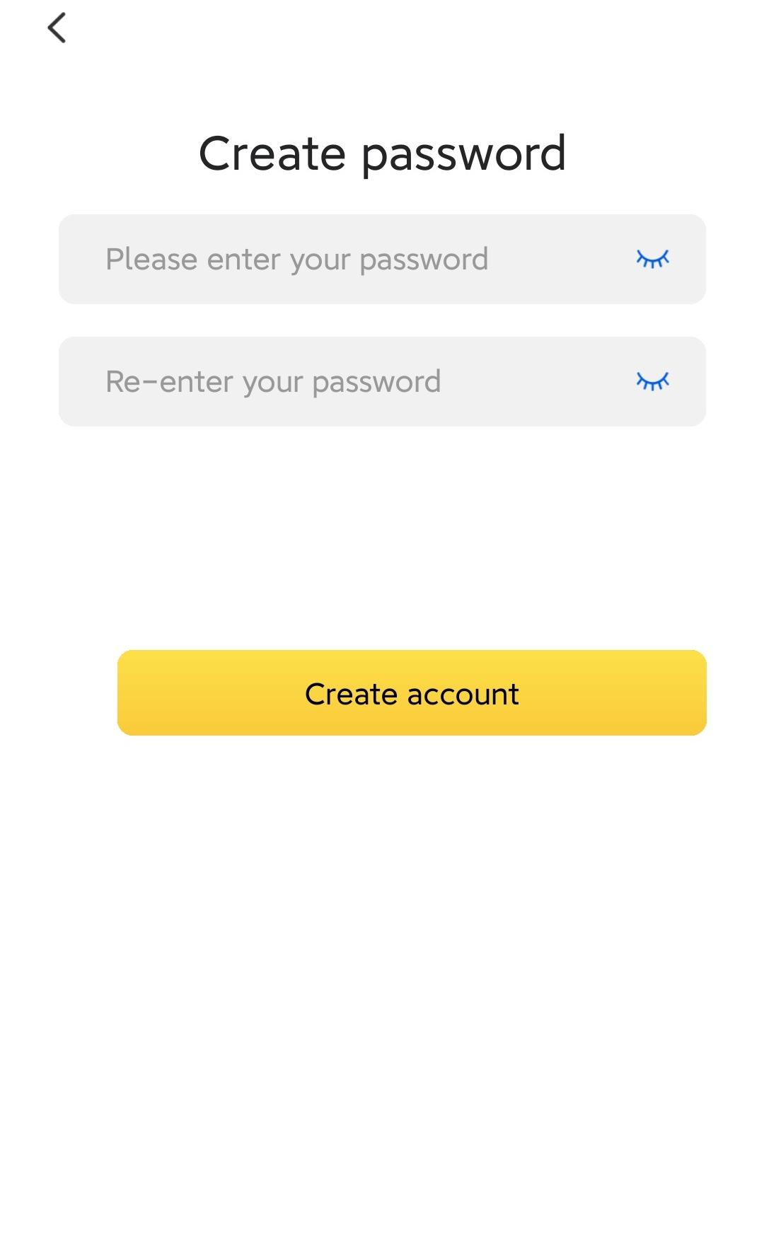 set up a password