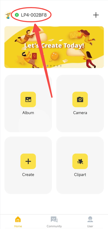 Ouvrir l'application LDS