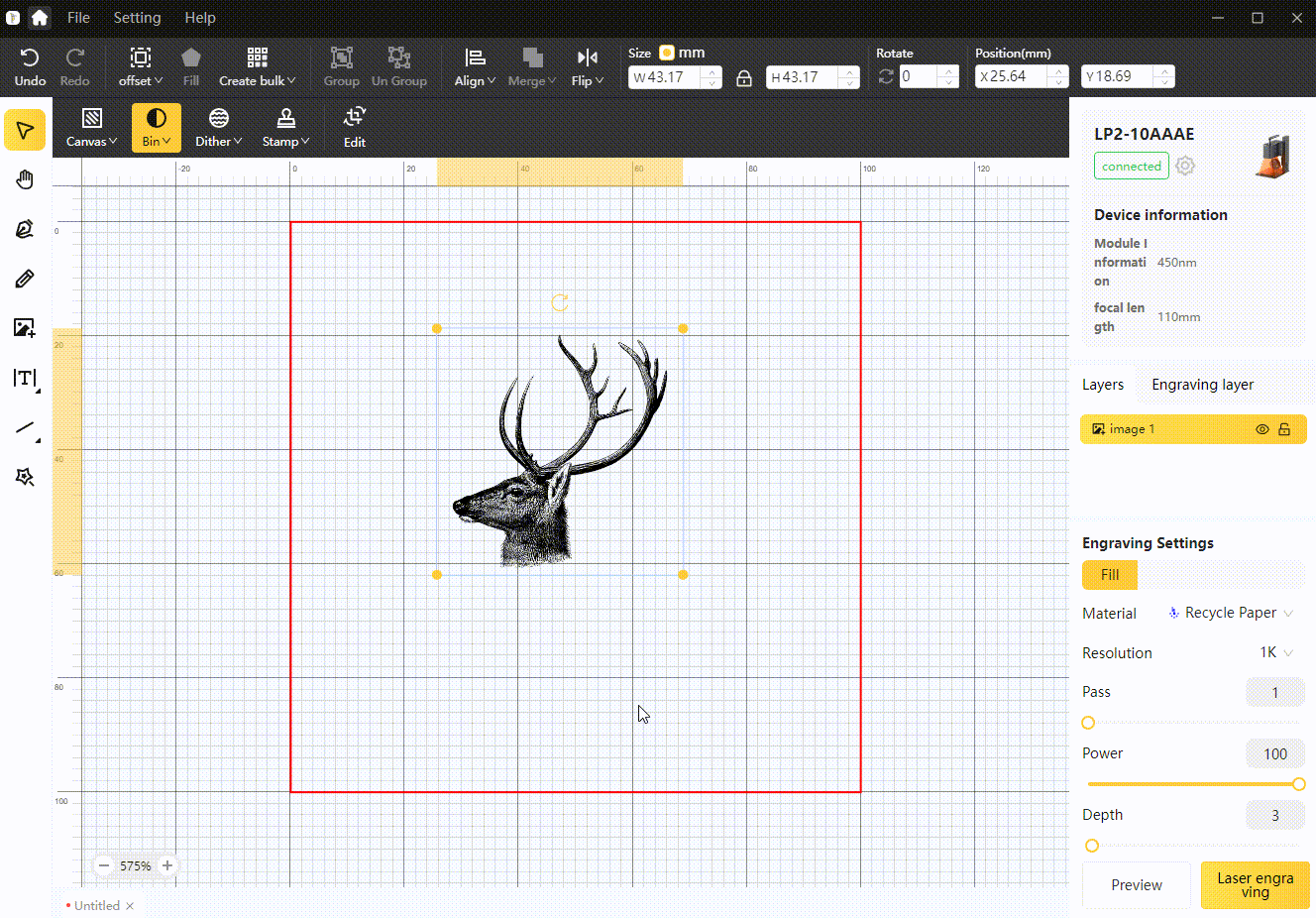 Preview interface 1