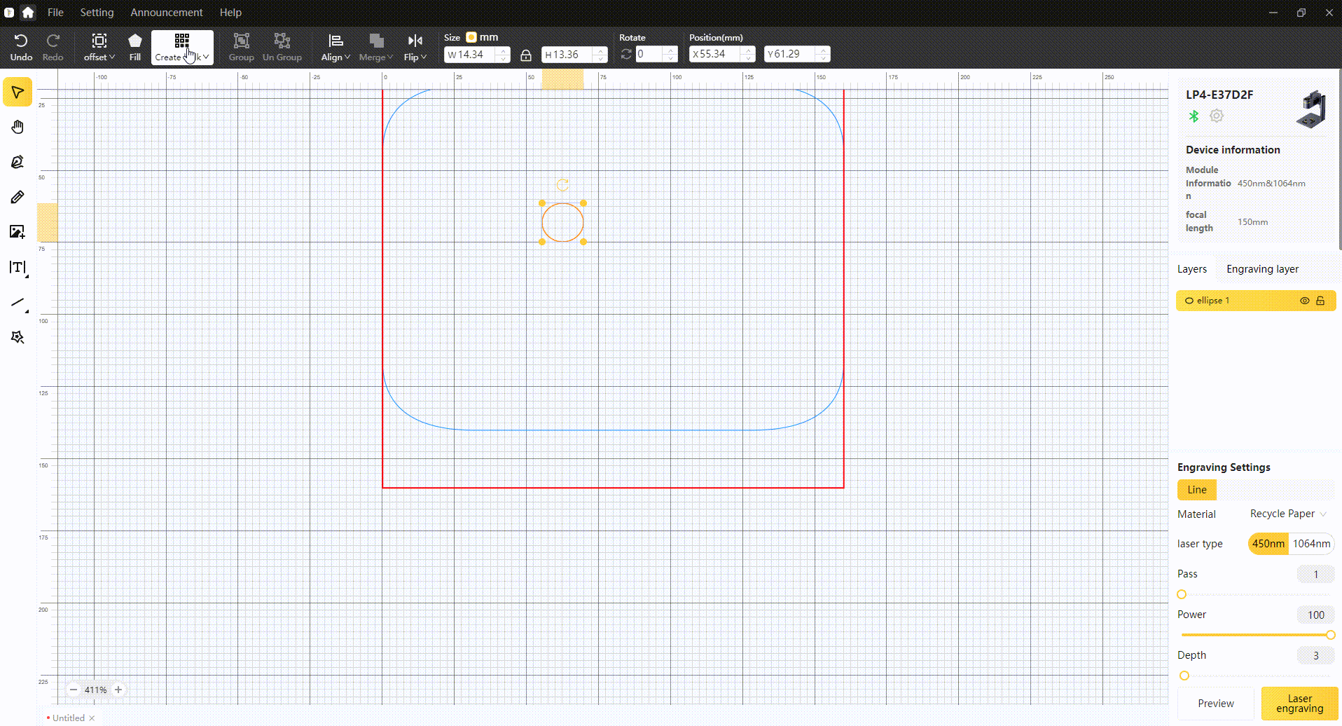 create a linear array 2