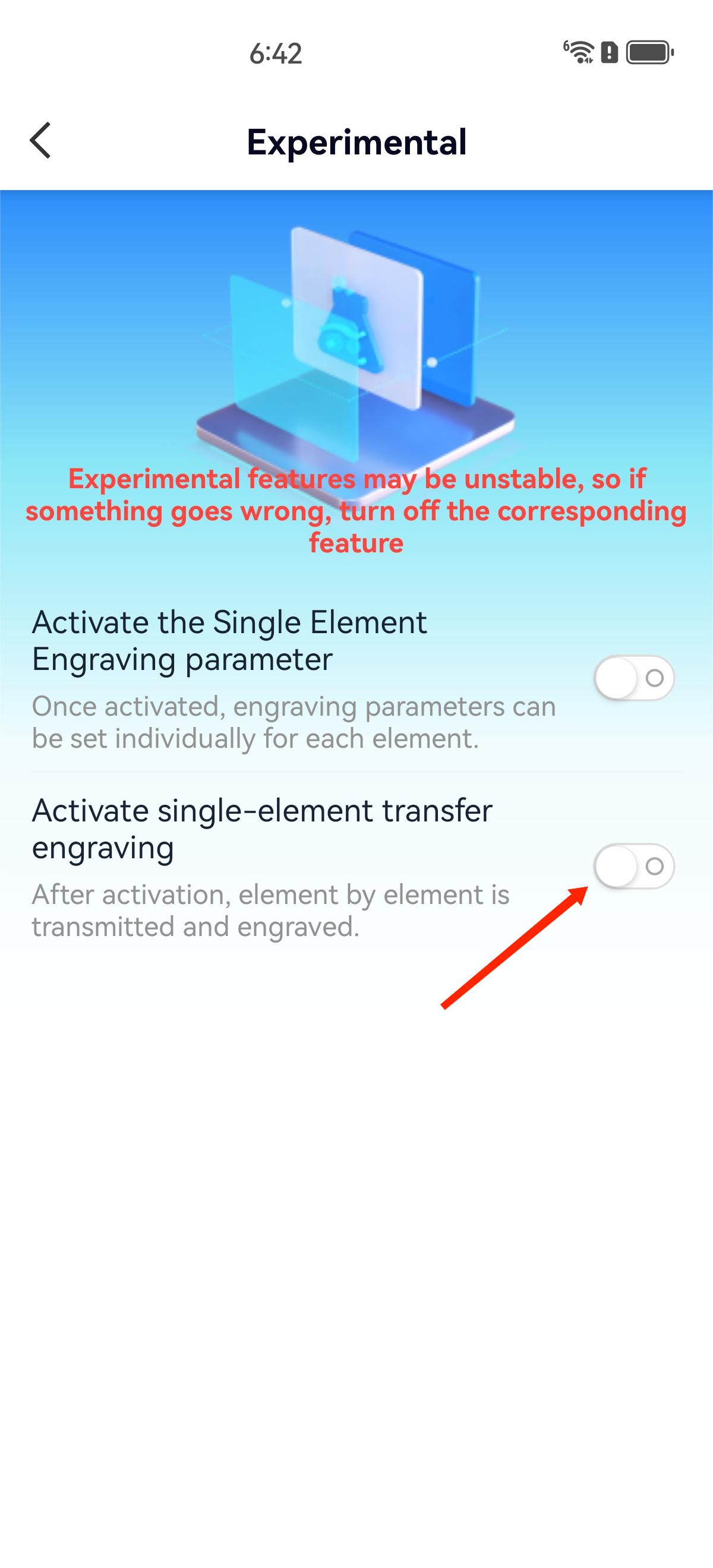 single element transfer engraving